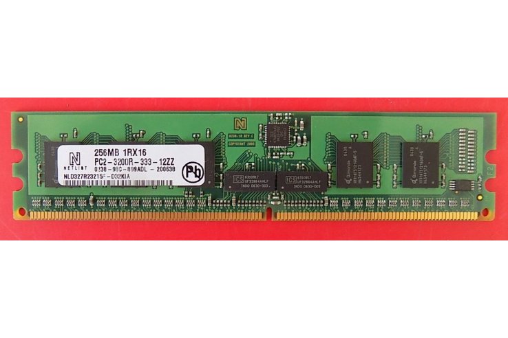 MEMORIA RAM DELL 256MB 1RX16 PC2-3200R-333-12ZZ NLD327R23215F-D32KIA