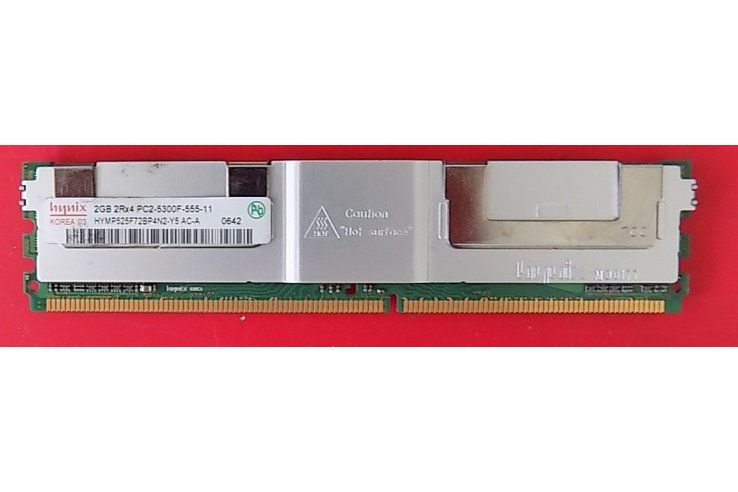 MEMORIA RAM DELL 2GB 2RX4 PC2-5300F-555-11 HYMP525F72BP4N2-Y5