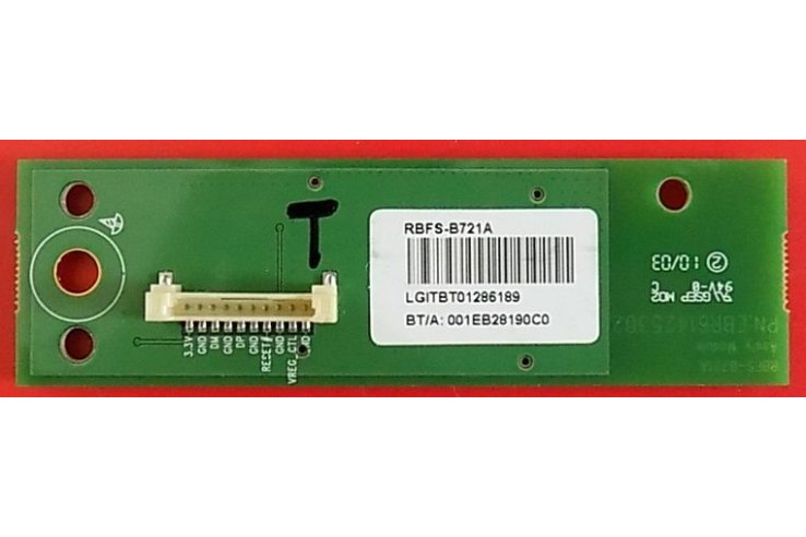 Modulo Bluetooth LG RBFS-B721A REV 1.0 EBR61425302 Codice targhetta 001EB28