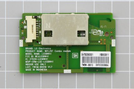 Modulini Power On e Interruttori TV - Scheda WiFi - Bluetooth LG EAT62093301