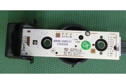 Modulini Power On e Interruttori TV - PULSANTE ACCENSIONE SAMSUNG UF5000-1.2T BN41-01976 REV N0.2 - CODICE A BARRE BN96-26411C