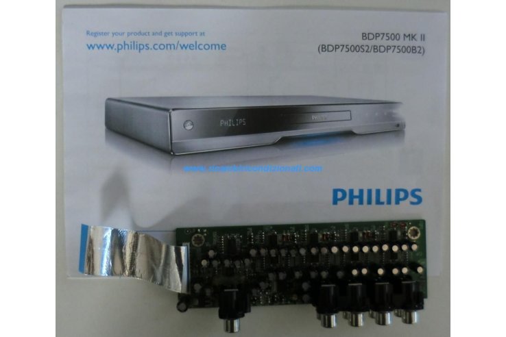SCHEDA INGRESSI PHILIPS E7550JK 7.781.165 VER 0.2 PCB 1.6 mm