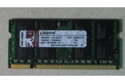 Memorie PC - SCHEDA RAM KTA-MB667-1G 9905295-019.A01LF PER APPLE iMAC 20