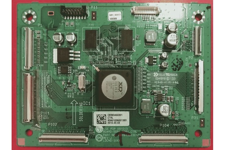 T-Con LG LGE PDP 091013 EAX61300301 REV JCodice QR EBR63450301