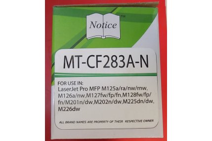 Ricambi per Stampanti - TONER NERO COMPATIBILE MT-CF283A-N