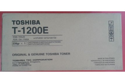 Ricambi per Stampanti - TONER NERO TOSHIBA T-1200E 6B000000085 ORIGINALE