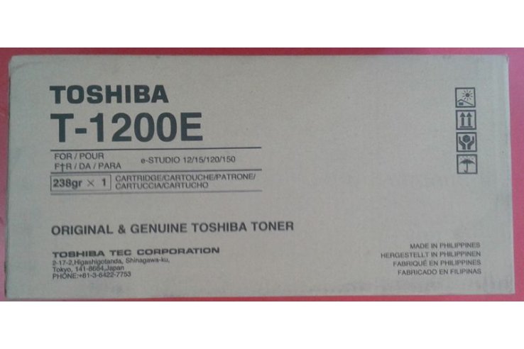 TONER NERO TOSHIBA T-1200E 6B000000085 ORIGINALE