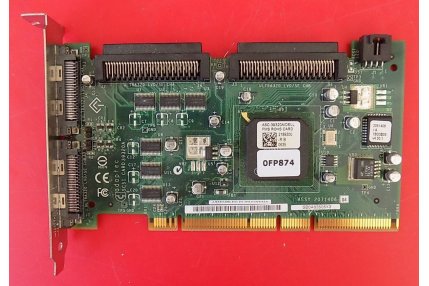 Ricambi PC - ADATTATORE SCSI CARD DELL 39320A 2071406-04 - CODICE A BARRE ID-0FP874 REV A01