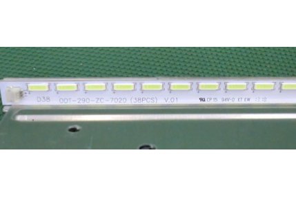  - BARRA LED SINUDYNE ODT-290-ZC-7020V.01 dim. 36,7 X 7,6 cm - PER PANNELLO V290CD 1GBJ1-1 LCMCA290TDD4